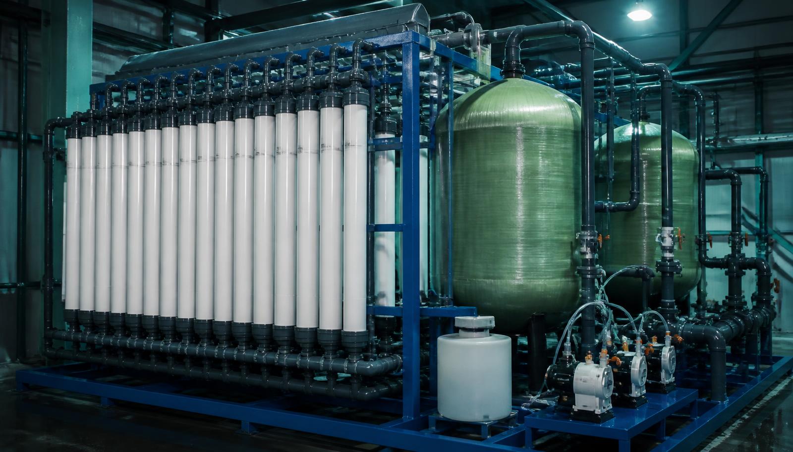 Textile CETP · Caustic purification, colour & starch removal installation reference
