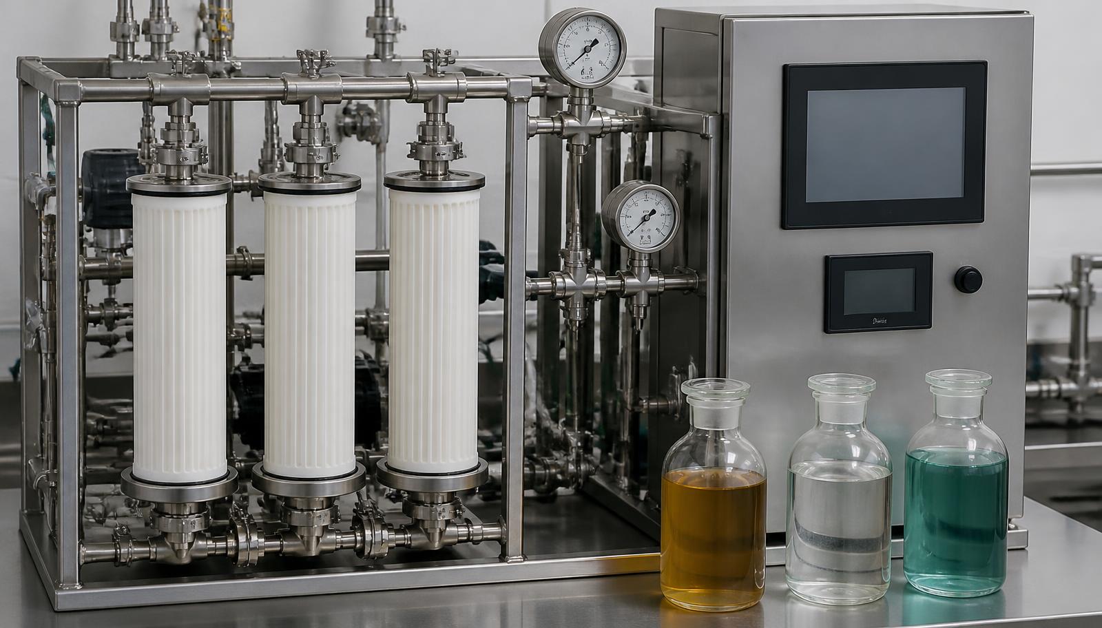 Ceramic UF · Trials & resource recovery installation reference